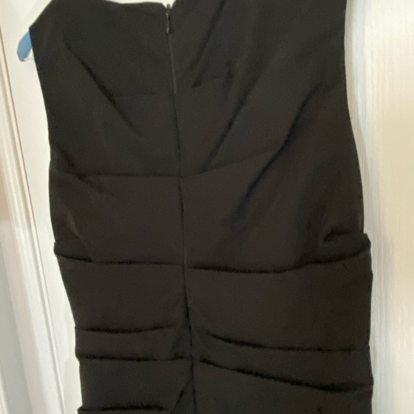 Nicole Miller Ruched Silk Black Dress - Picture 4 of 13